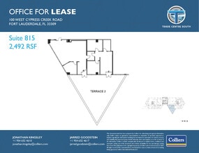100 W Cypress Creek Rd, Fort Lauderdale, FL for lease Floor Plan- Image 1 of 1