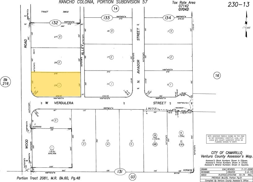 32 N Wood Rd, Camarillo, CA for lease - Plat Map - Image 3 of 3