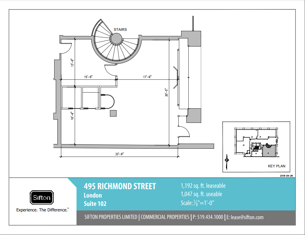 495 Richmond St, London, ON for lease Floor Plan- Image 1 of 1