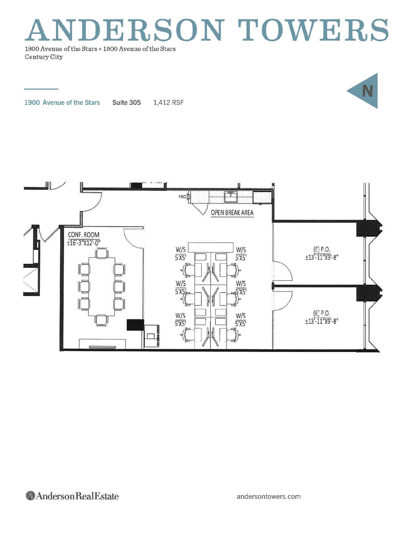 1800 Avenue of the Stars, Los Angeles, CA for lease Floor Plan- Image 1 of 1