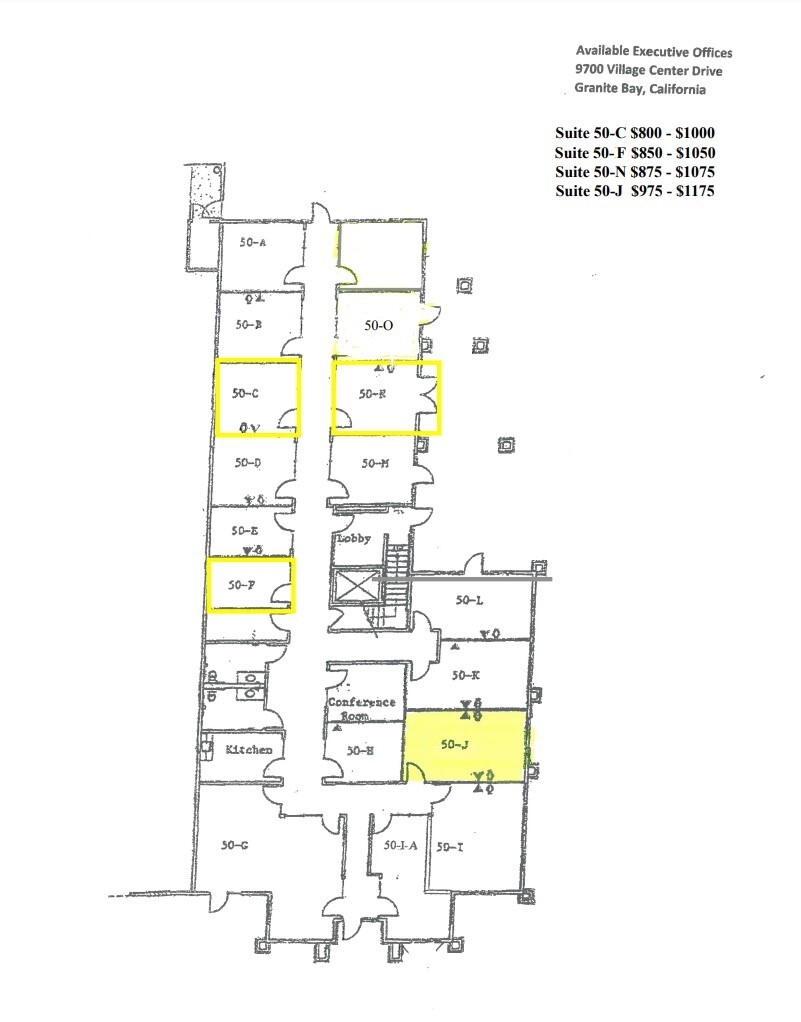 9700 Village Center Dr, Granite Bay, CA for lease Floor Plan- Image 1 of 1