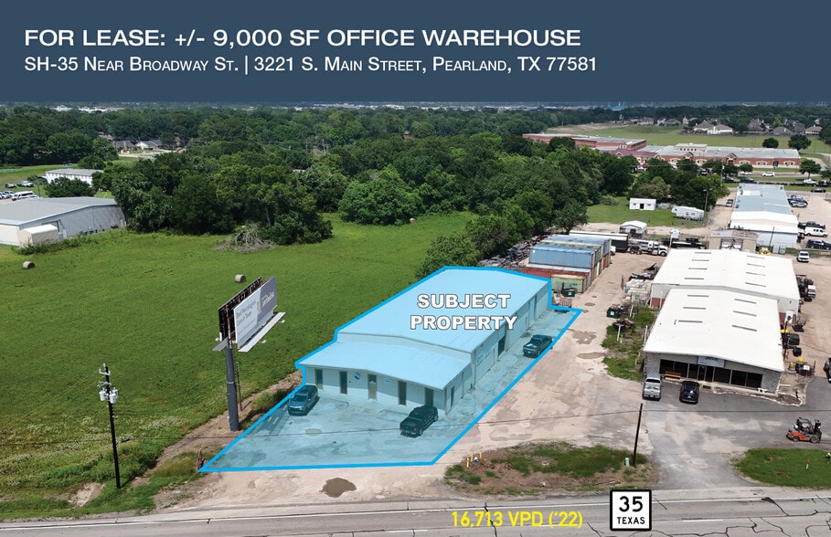 3221 S Main St, Pearland, TX for lease - Building Photo - Image 1 of 4