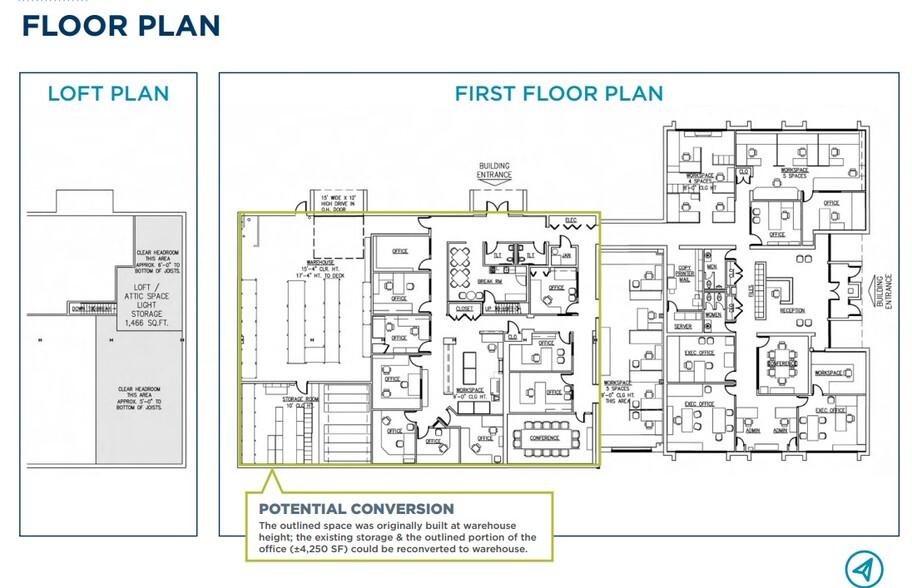 9801 Industrial Dr, Bridgeview, IL for sale - Floor Plan - Image 2 of 5