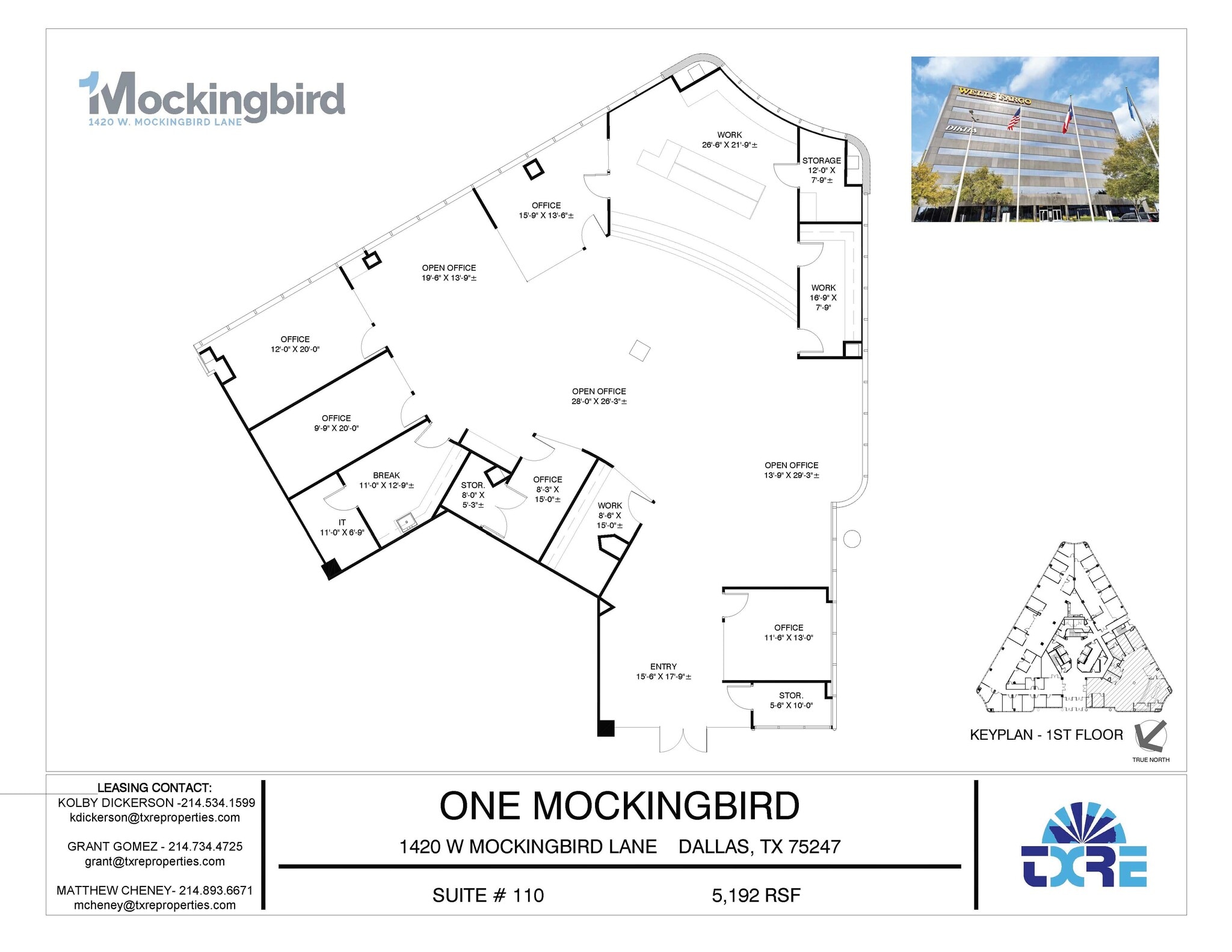 1420 W Mockingbird Ln, Dallas, TX for lease Floor Plan- Image 1 of 3
