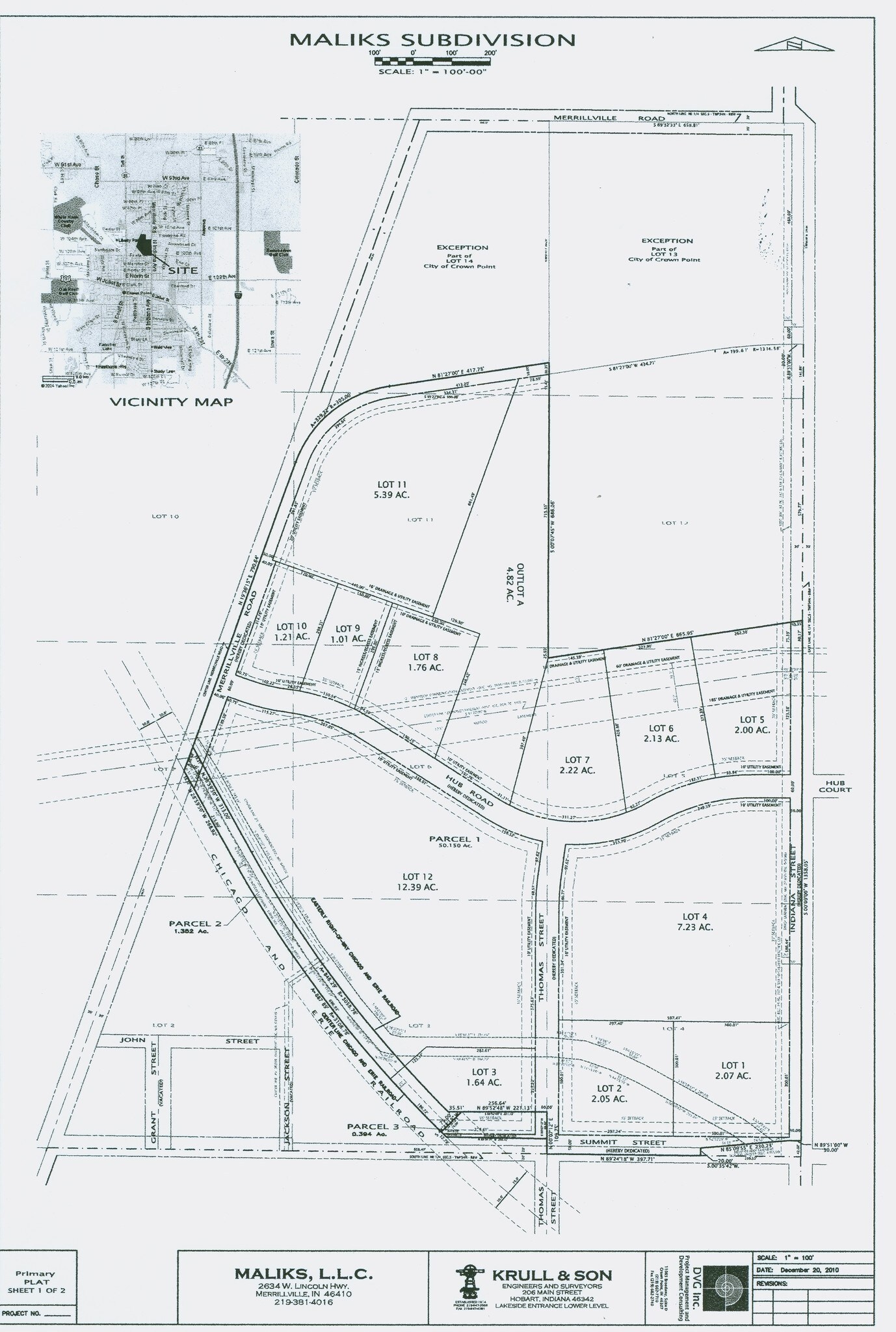Summit St & Indiana Ave, Crown Point, IN for sale Primary Photo- Image 1 of 1