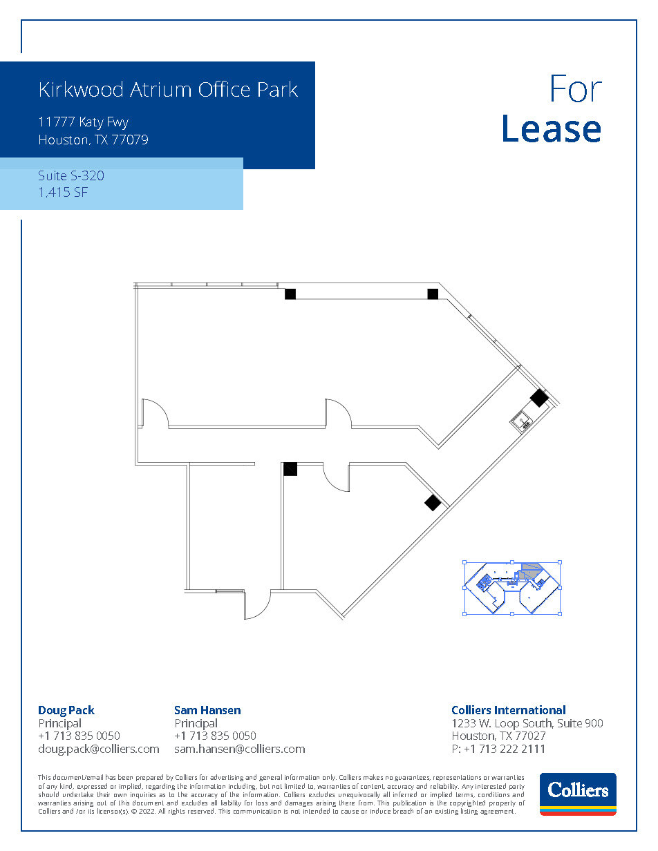 11777 Katy Fwy, Houston, TX for lease Floor Plan- Image 1 of 1