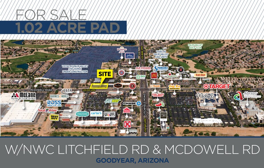 WNWC Litchfield Rd & McDowell Rd, Goodyear, AZ for sale - Primary Photo - Image 1 of 1