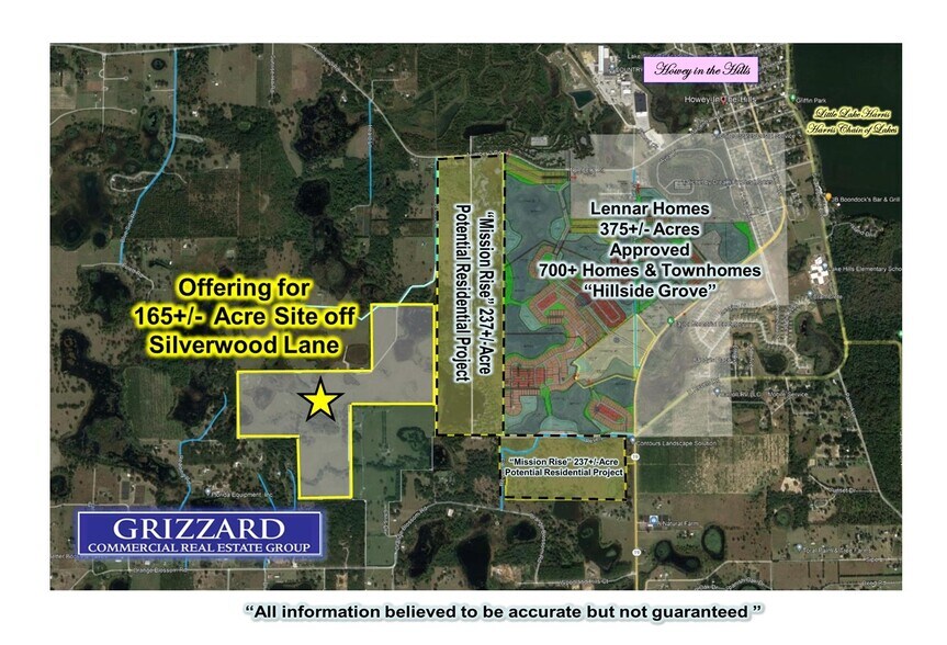 0000 Silverwood, Howey In The Hills, FL 34737 165+/ Acres Development Oppertunity