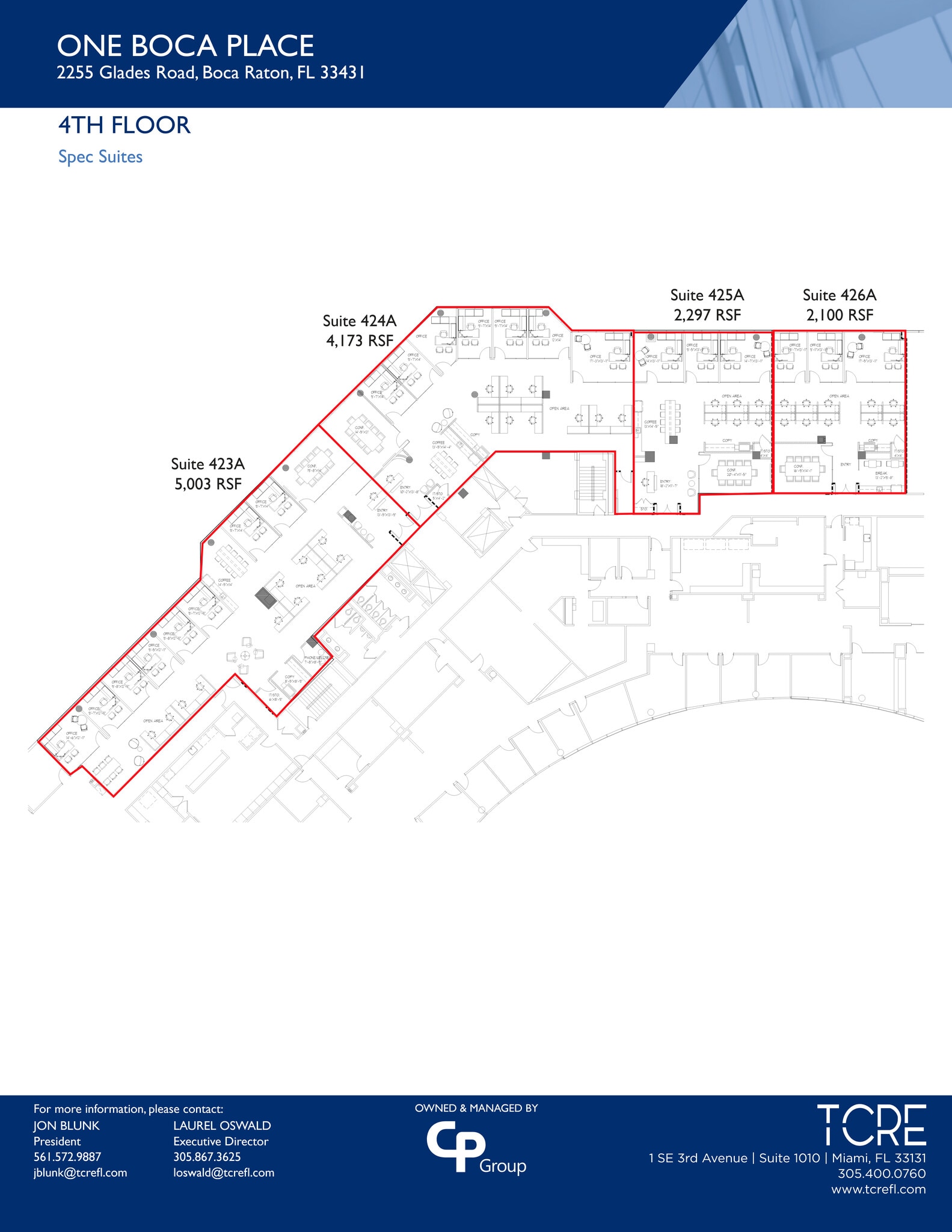 2255 Glades Rd, Boca Raton, FL for lease Site Plan- Image 1 of 1