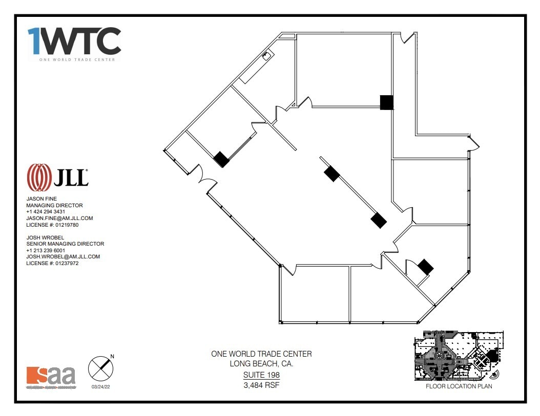 1 World Trade Ctr, Long Beach, CA for lease Floor Plan- Image 1 of 1