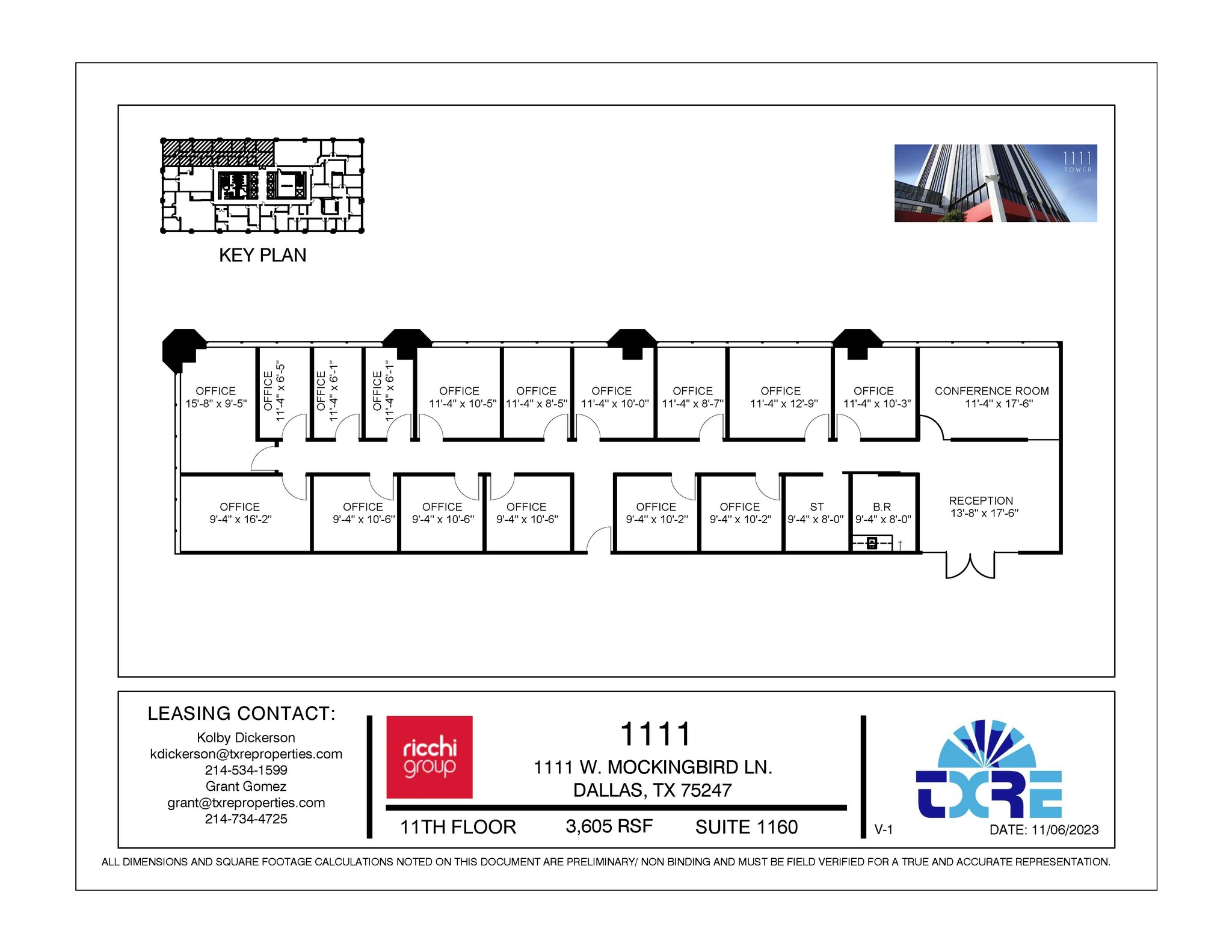 1111 W Mockingbird Ln, Dallas, TX for lease Floor Plan- Image 1 of 1