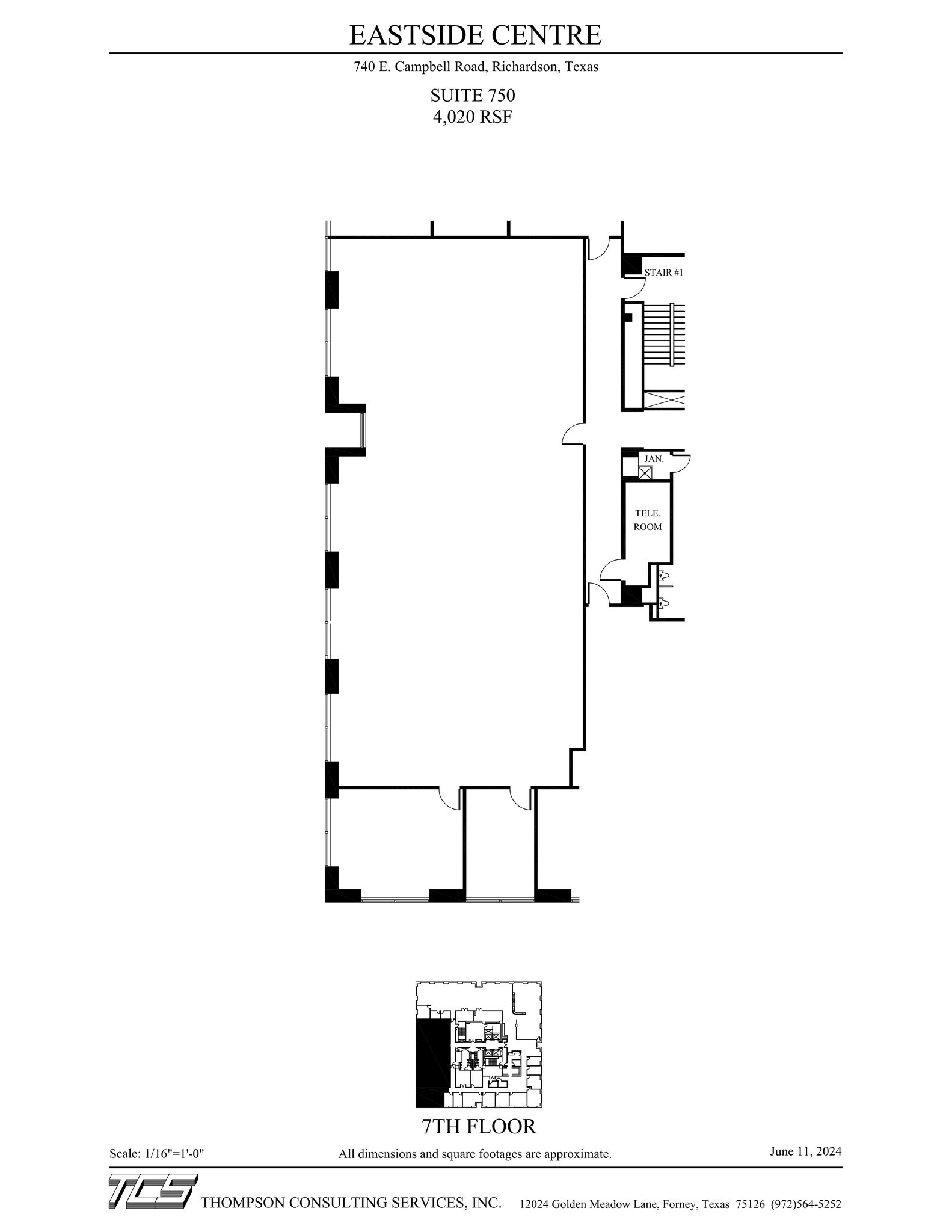 740 E Campbell Rd, Richardson, TX for lease Site Plan- Image 1 of 1