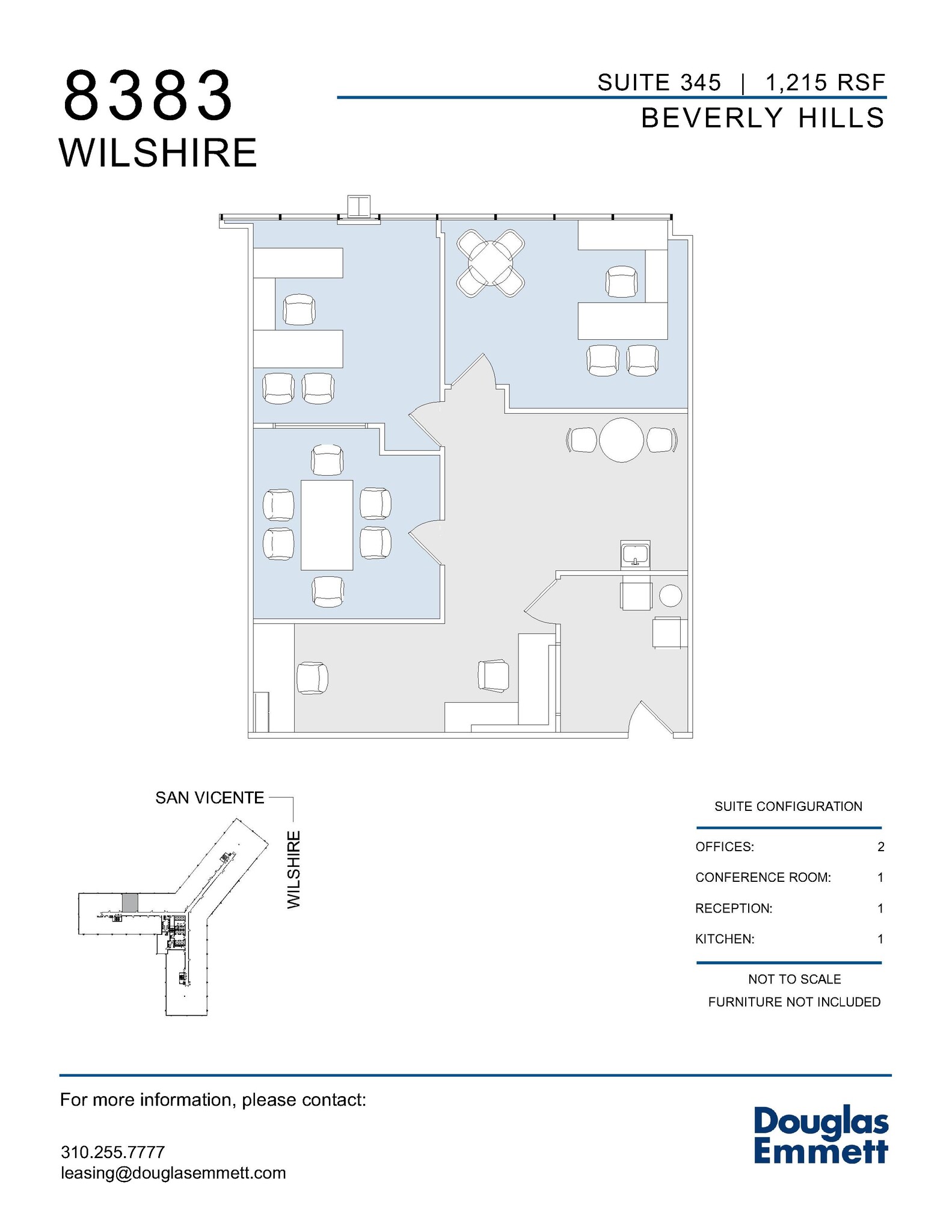 8383 Wilshire Blvd, Beverly Hills, CA for lease Floor Plan- Image 1 of 1