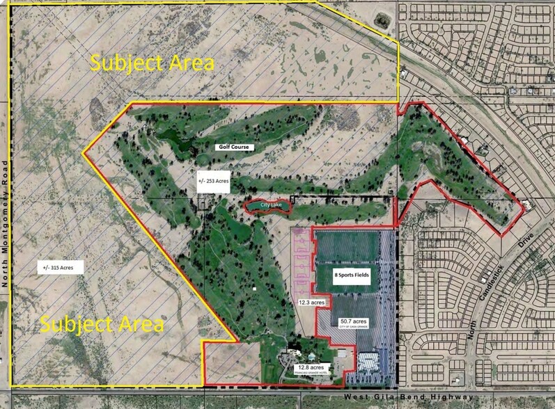 NEC Montgomery Rd & Gila Bend Hwy, Casa Grande, AZ for sale - Site Plan - Image 2 of 6