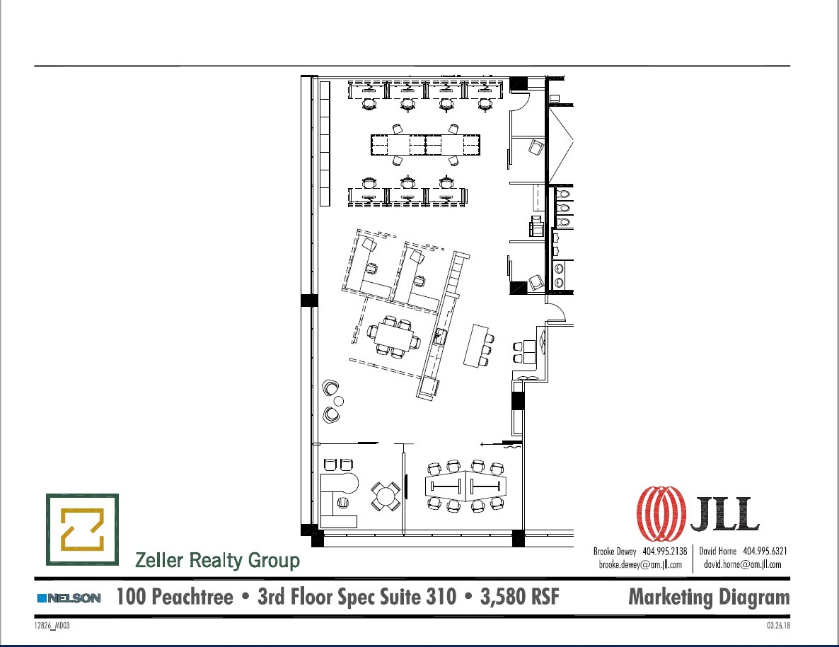 100 Peachtree St NW, Atlanta, GA for lease Floor Plan- Image 1 of 1