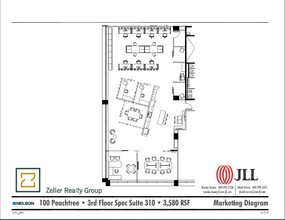 100 Peachtree St NW, Atlanta, GA for lease Floor Plan- Image 1 of 1