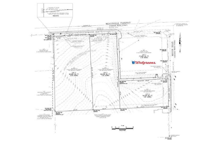 1046-1066 Wentzville Pky, Wentzville, MO for lease - Aerial - Image 2 of 4