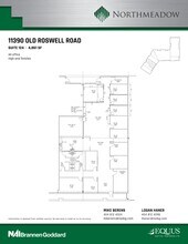 11390 Old Roswell Rd, Alpharetta, GA for lease Site Plan- Image 2 of 2