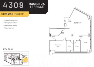 4301-4309 Hacienda Dr, Pleasanton, CA for lease Floor Plan- Image 2 of 2