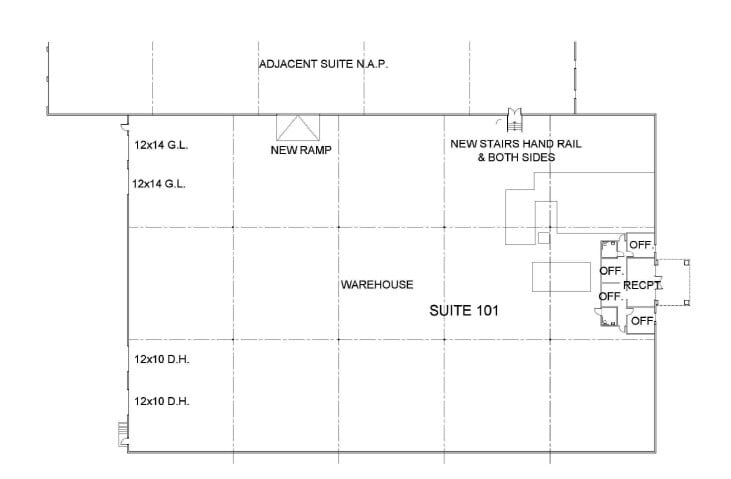 6949 Speedway Blvd, Las Vegas, NV for lease Floor Plan- Image 1 of 1