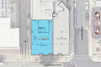702 W Diversey Pky, Chicago, IL for lease Site Plan- Image 2 of 2