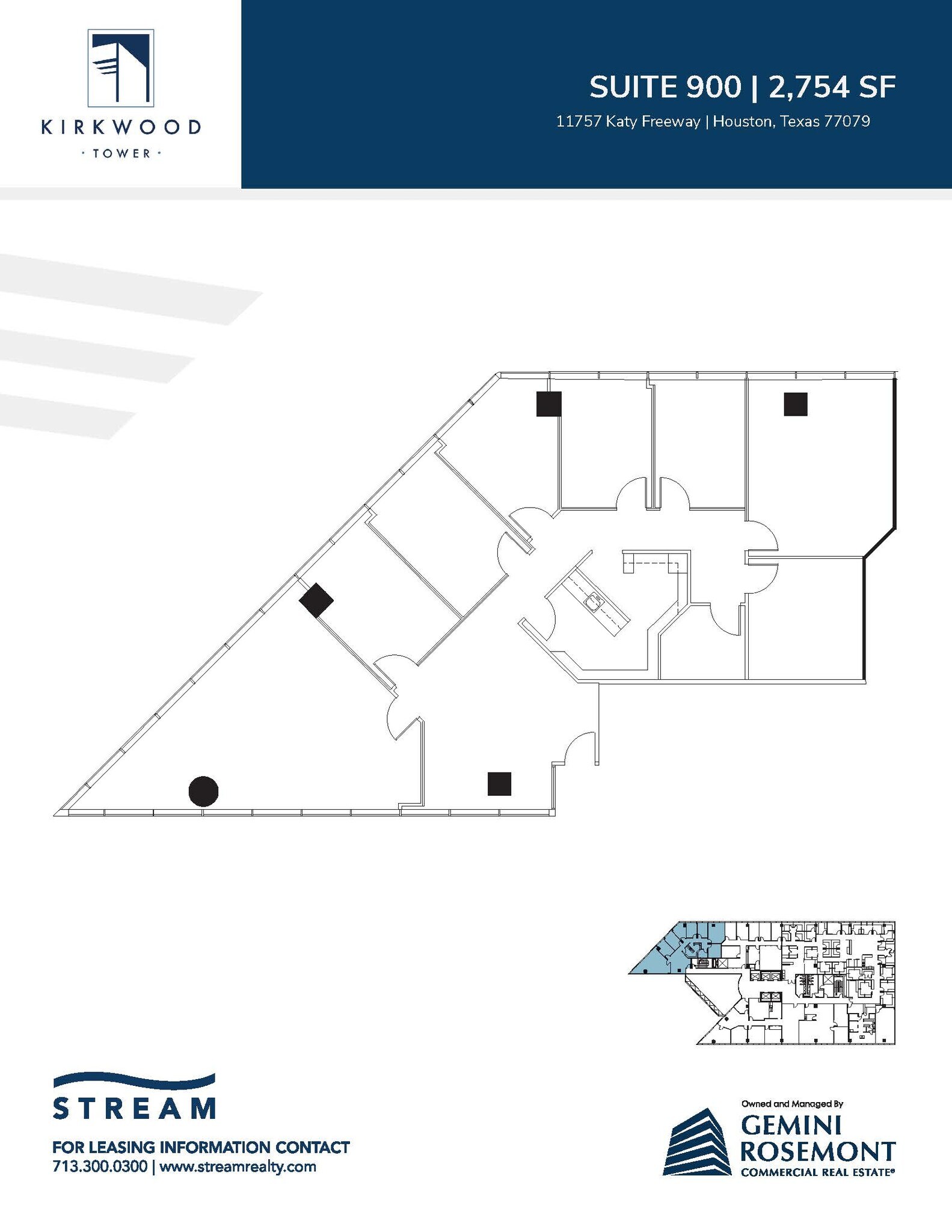 11757 Katy Fwy, Houston, TX for lease Floor Plan- Image 1 of 1