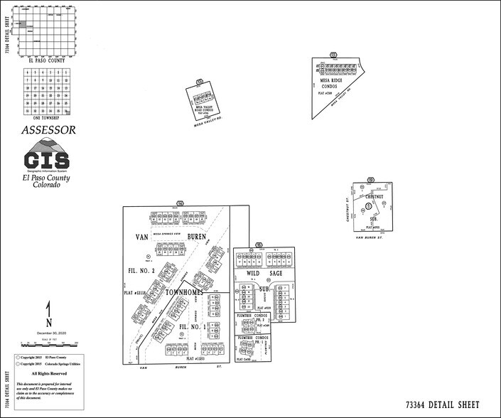 2919 Sage St, Colorado Springs, CO for sale - Plat Map - Image 3 of 4