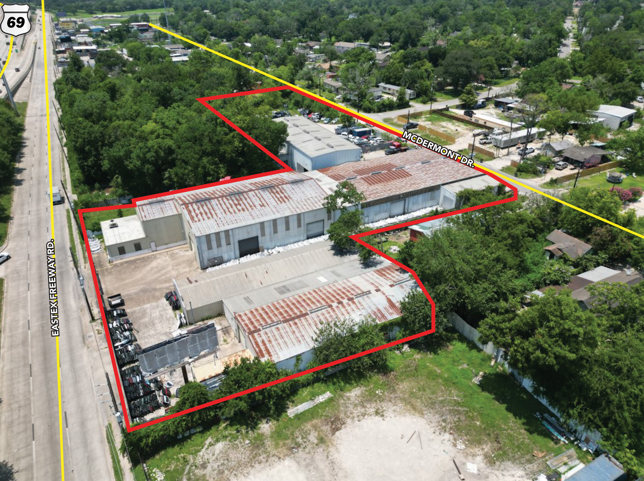 14221 Eastex Fwy, Houston, TX for sale Aerial- Image 1 of 14