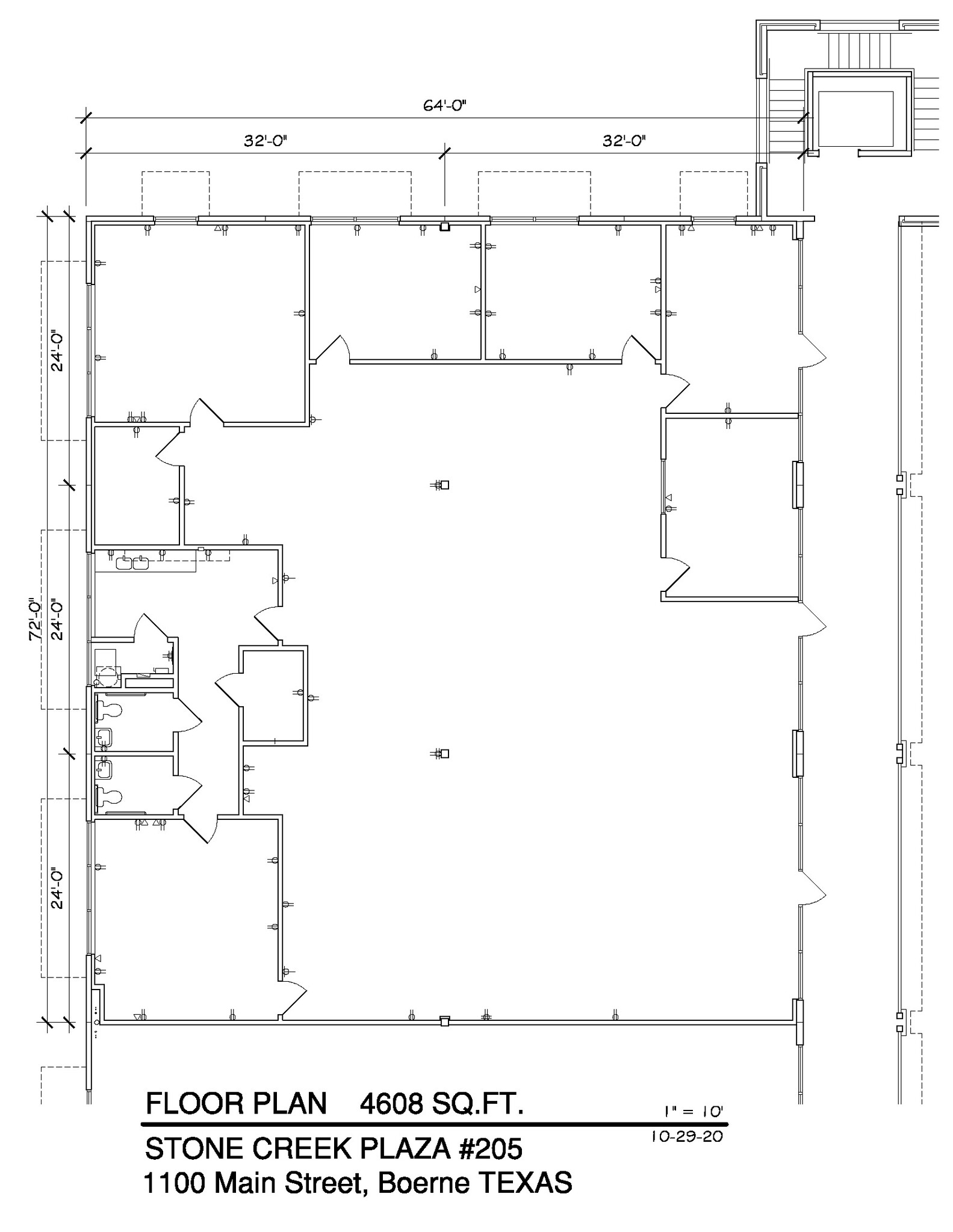 1100 N Main St, Boerne, TX for lease Floor Plan- Image 1 of 12