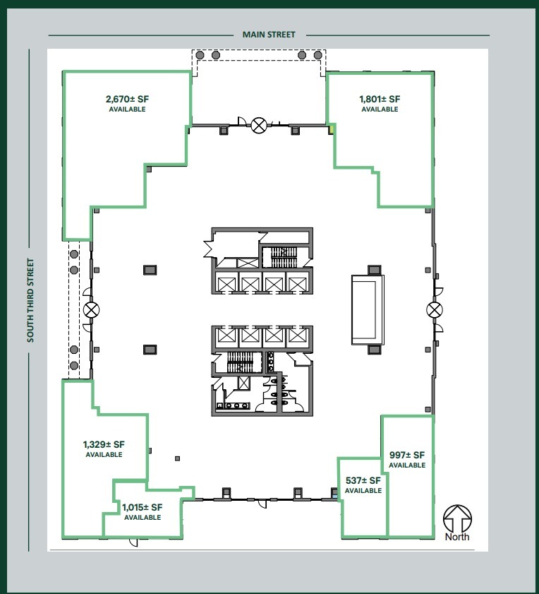 220 W Main St, Louisville, KY for lease Floor Plan- Image 1 of 1