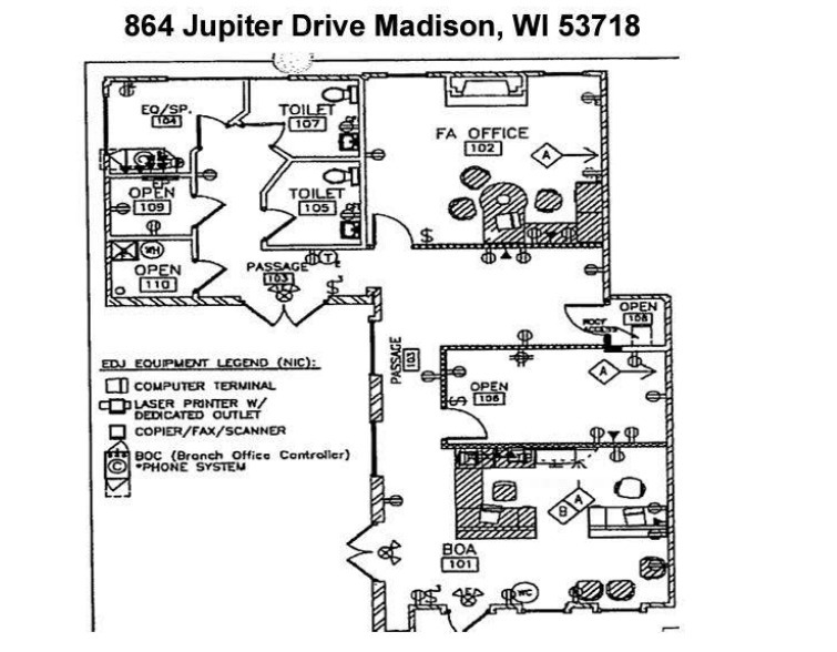 858-864 Jupiter Dr, Madison, WI for lease Floor Plan- Image 1 of 1