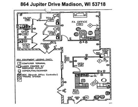 858-864 Jupiter Dr, Madison, WI for lease Floor Plan- Image 1 of 1