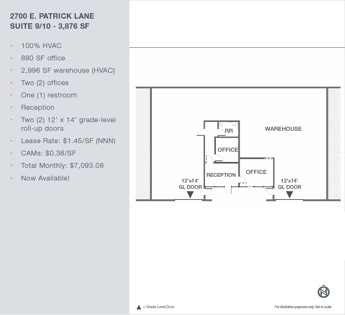 2700 E Patrick Ln, Las Vegas, NV for lease Floor Plan- Image 1 of 1