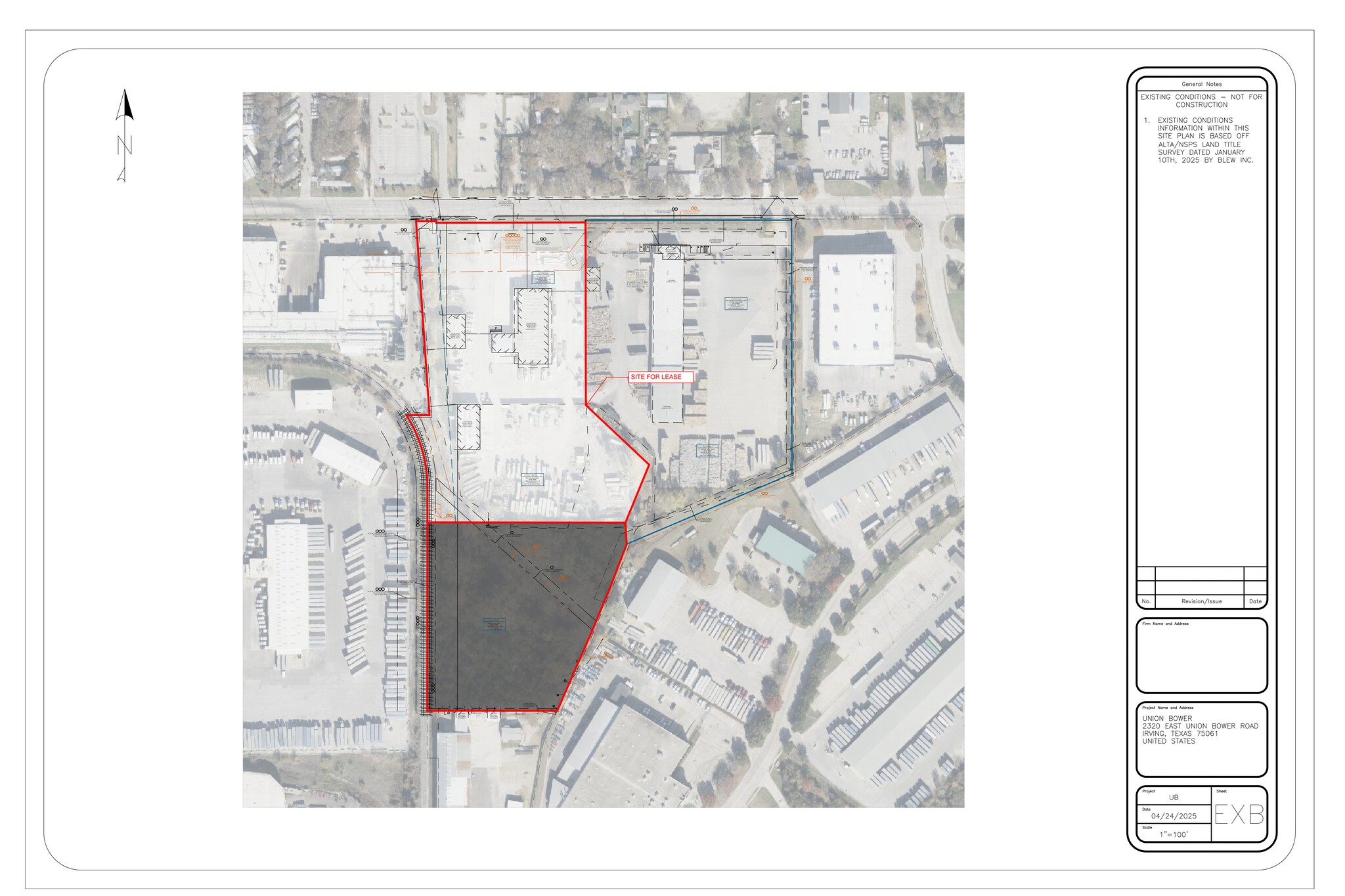 2320 E Union Bower Rd, Irving, TX for lease Site Plan- Image 1 of 2