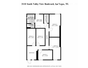 3110 S Valley View Blvd, Las Vegas, NV for lease Site Plan- Image 1 of 2