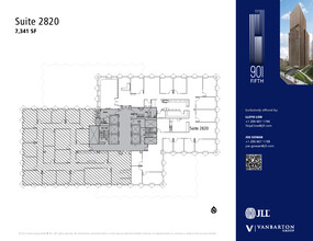 901 5th Ave, Seattle, WA for lease Floor Plan- Image 1 of 1