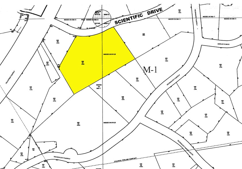 230 Scientific Dr, Peachtree Corners, GA for sale - Plat Map - Image 2 of 7