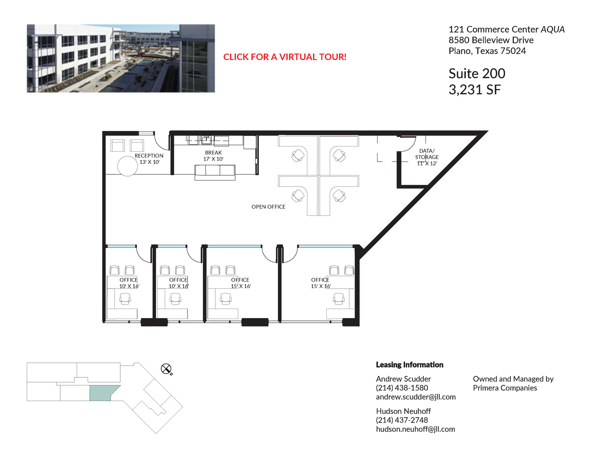 8560 Belleview Dr, Plano, TX for lease Floor Plan- Image 1 of 2