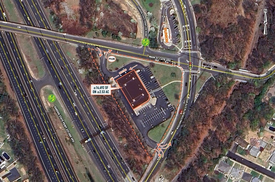 3553 Washington Rd, Parlin, NJ for lease - Aerial - Image 2 of 6