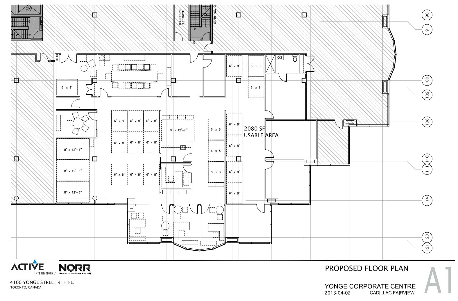 4100 Yonge St, Toronto, ON for lease Floor Plan- Image 1 of 1