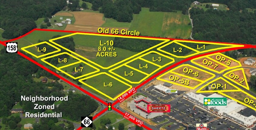 6 Intersection 66 & 158, Walkertown, NC for sale - Primary Photo - Image 1 of 1