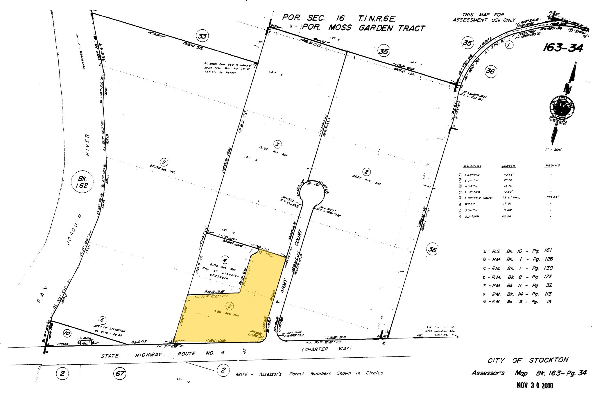 2325 Charter Way, Stockton, CA for sale Plat Map- Image 1 of 1