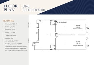 5860 El Camino Real, Carlsbad, CA for lease Floor Plan- Image 2 of 3