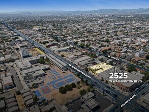 2523-2525 W Washington Blvd, Los Angeles, CA - aerial  map view - Image1