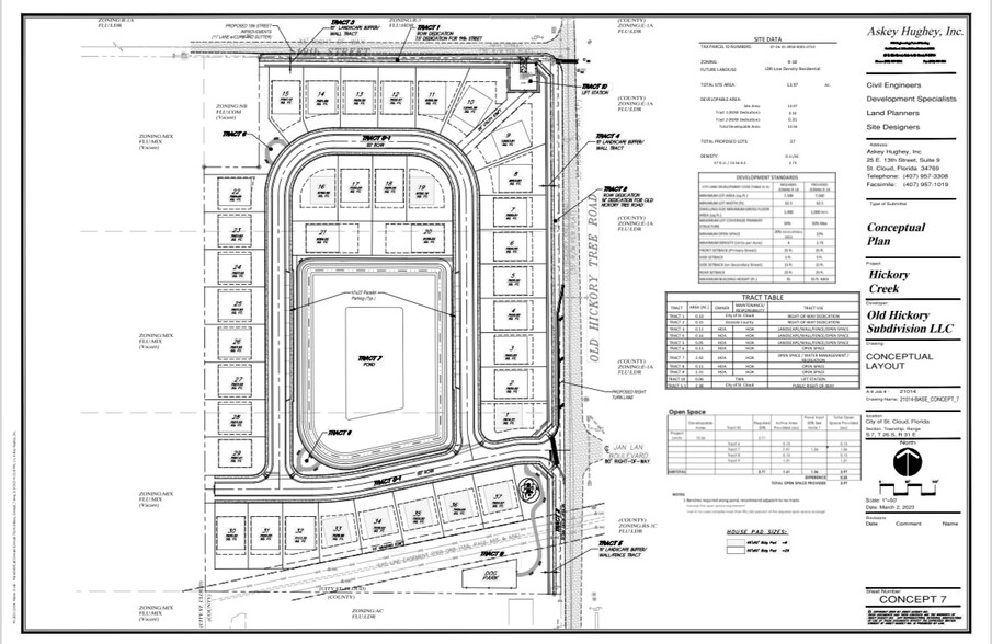 Old Hickory Tree Road, Saint Cloud, FL for sale - Site Plan - Image 2 of 3