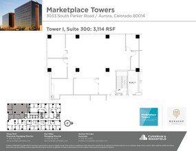 3025 S Parker Rd, Aurora, CO for lease Floor Plan- Image 1 of 1