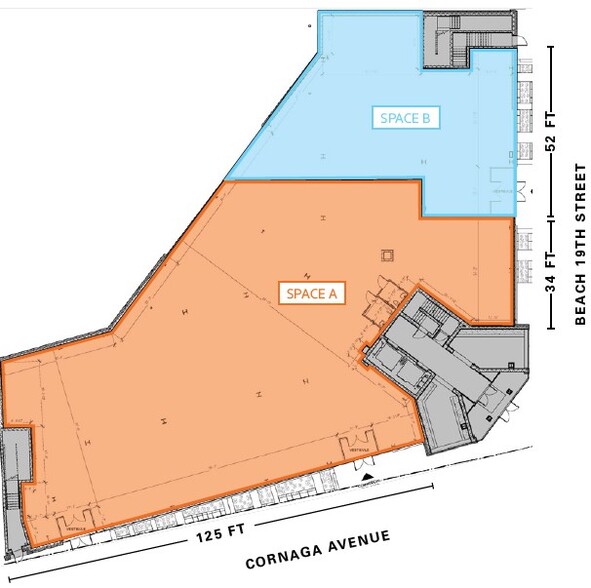 1920-1938 Cornaga Avenue, Far Rockaway, NY for lease - Floor Plan - Image 2 of 2