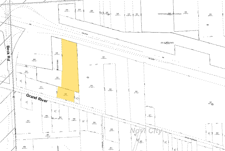 Grand River & Beck Rd, Novi, MI for sale - Plat Map - Image 2 of 4