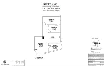 21-00 State Route 208, Fair Lawn, NJ for lease Floor Plan- Image 1 of 1