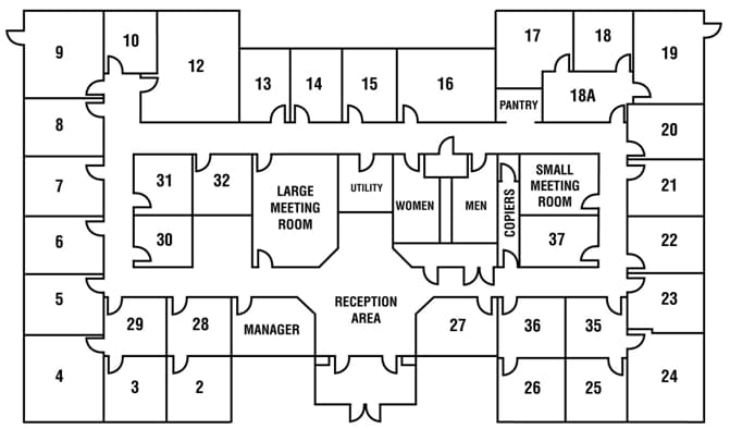 90 Washington Valley Rd, Bedminster, NJ for lease Floor Plan- Image 1 of 1
